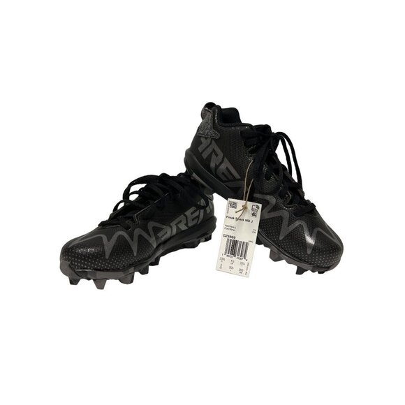 NEW! Adidas Freak Spark MD Child Unisex Black Football Cleats Size 2 - Picture 2 of 11